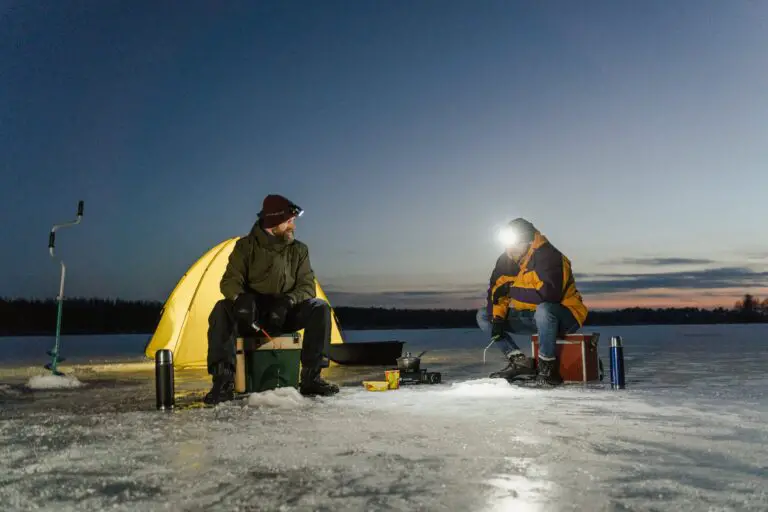 cold glacier snow fishing