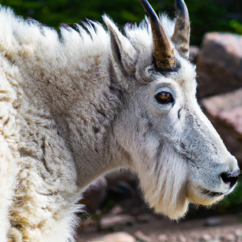 Alaskan mountain goat