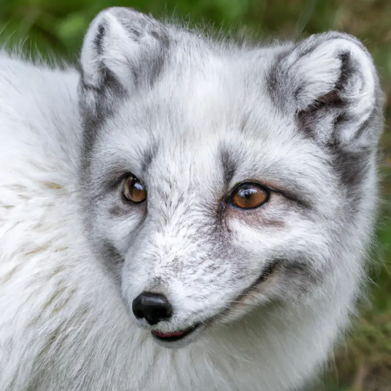 Arctic Fox Running