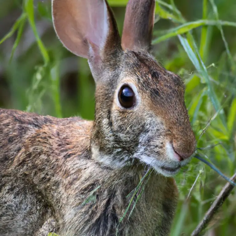 Cottontail rabbit in Arizona's desert.