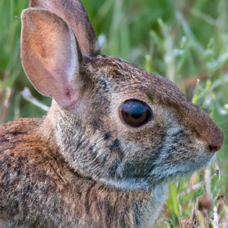 Cottontail rabbit in Colorado
