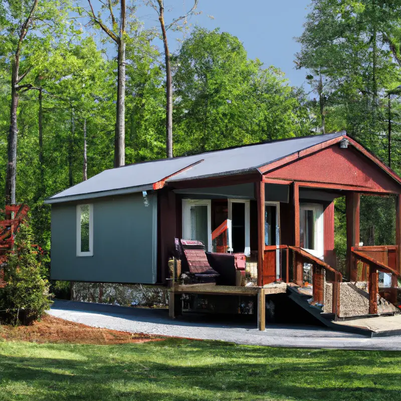 Cozy tiny home exterior