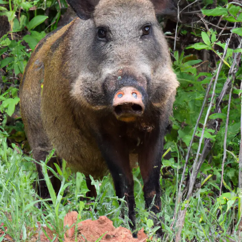 Feral hog hunting