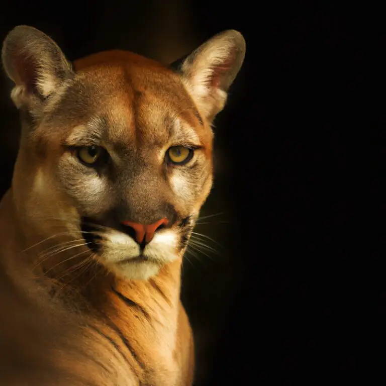 Florida panther in the wild.