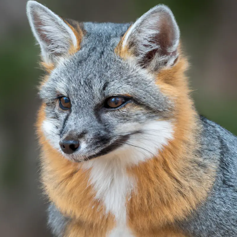 Gray fox in California