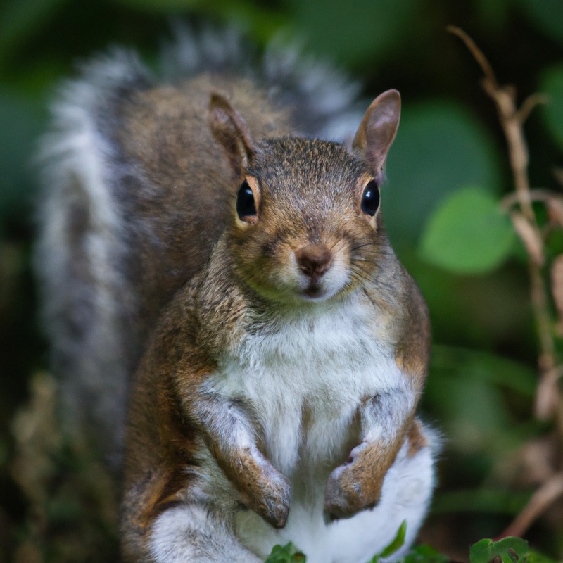 Grey squirrel captured in Connecticut.