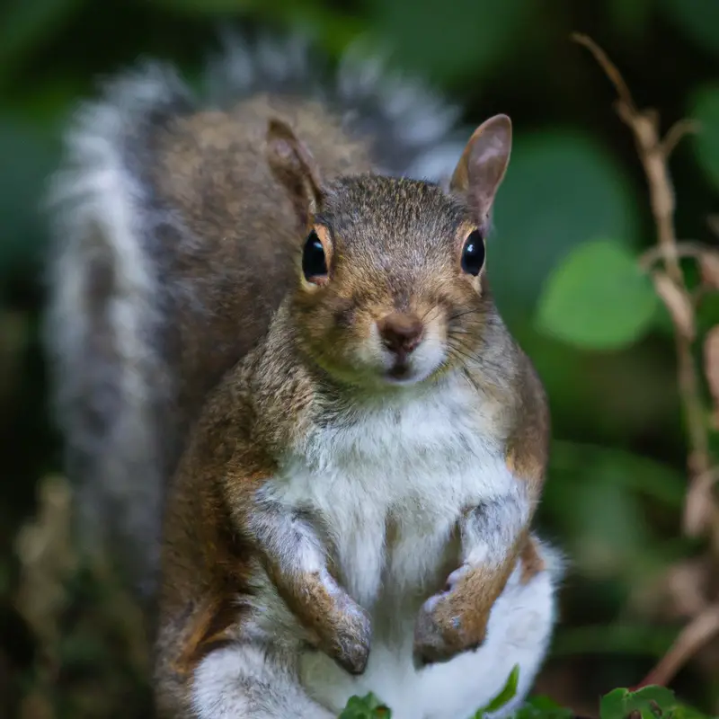 Grey squirrel captured in Connecticut.