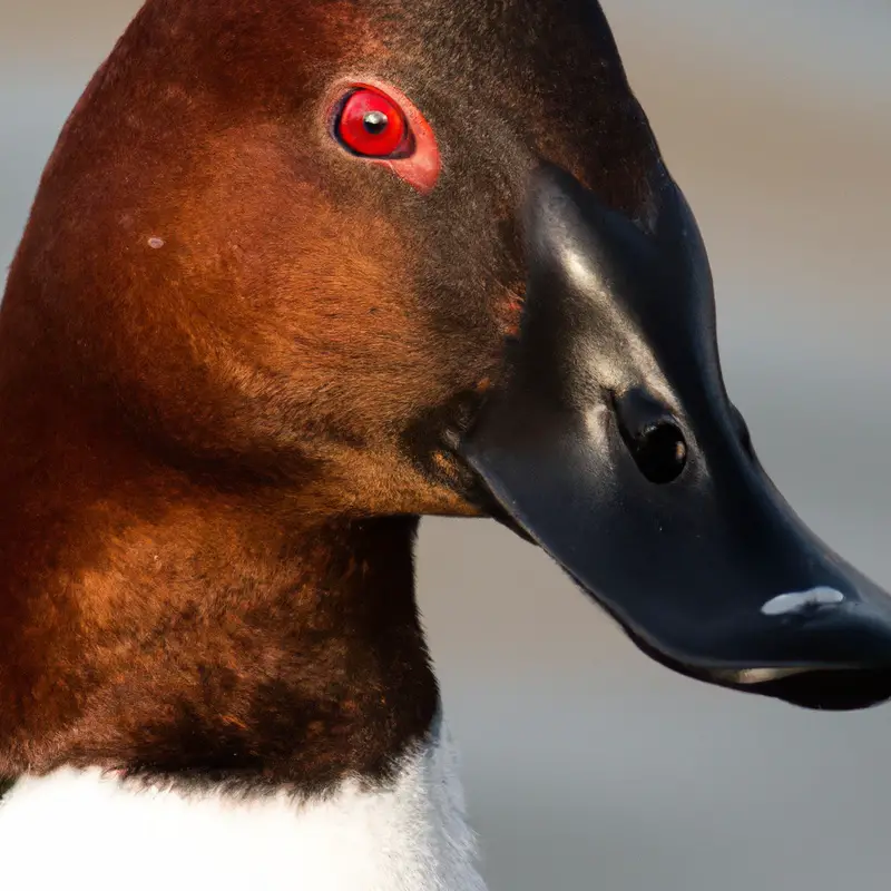 Hunting Canvasback ducks.