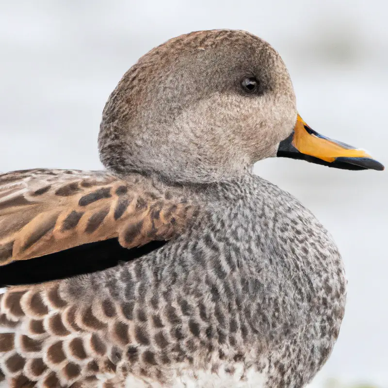 Hunting Gadwall Ducks