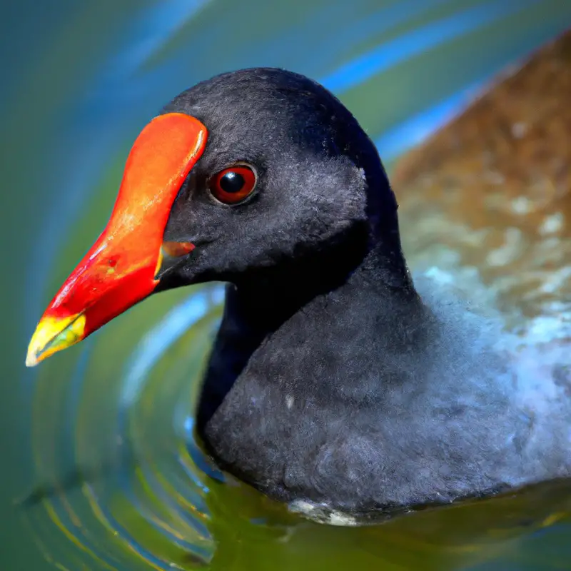 Hunting Gallinule in Alabama: A skilled hunter.