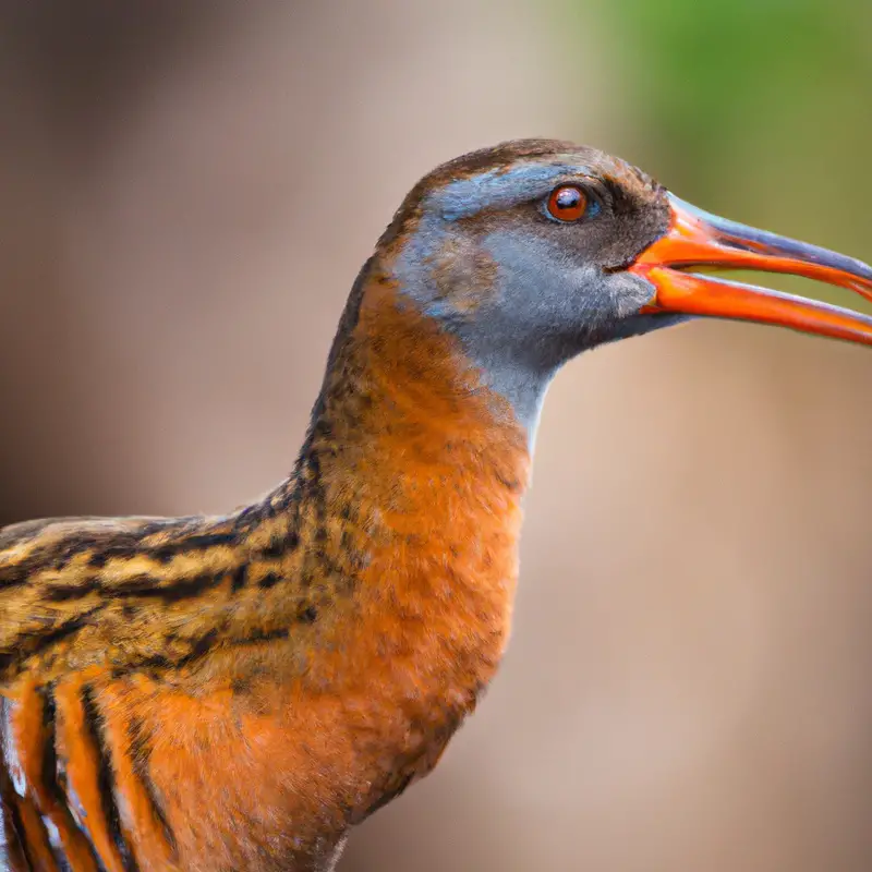 Hunting King Rail in Alabama: Majestic bird in marshland