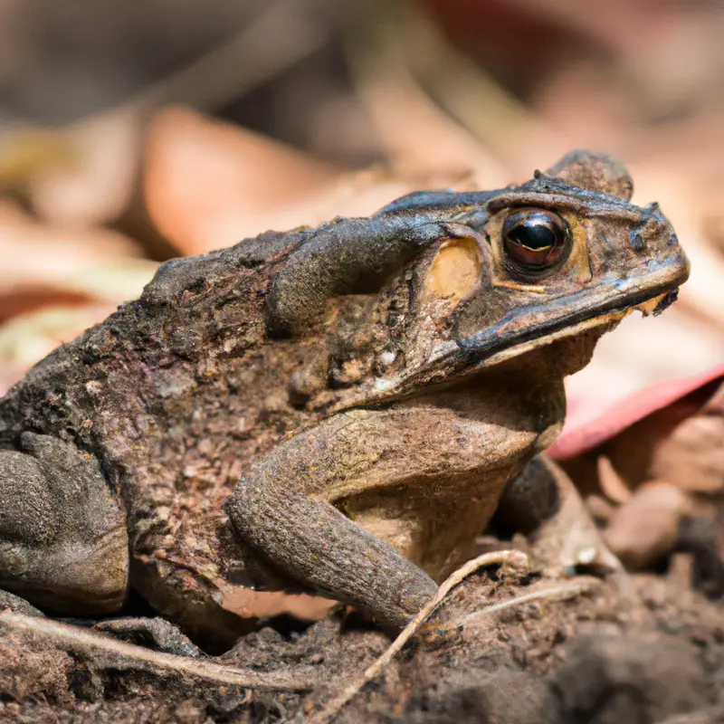 Hunting Pig frog