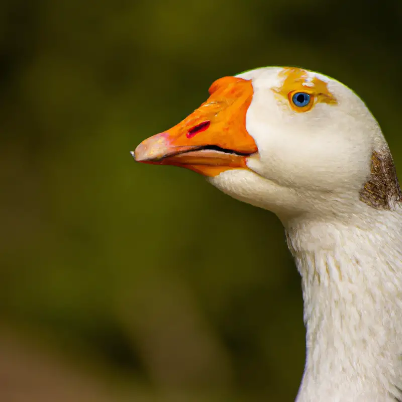 Hunting goose in Florida: action shot.