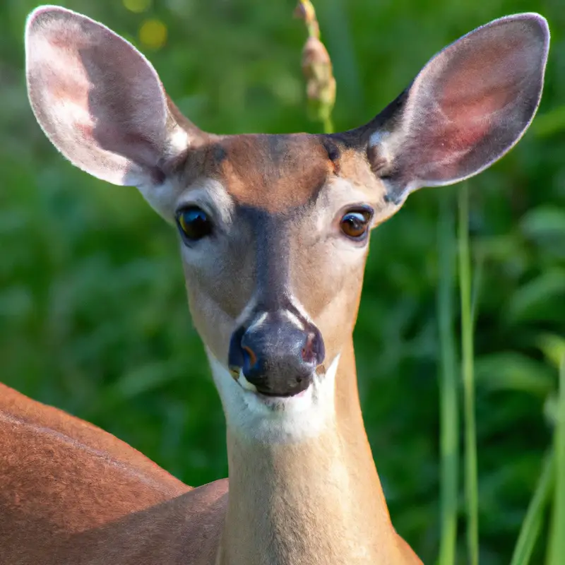 Hunting whitetail deer countryside