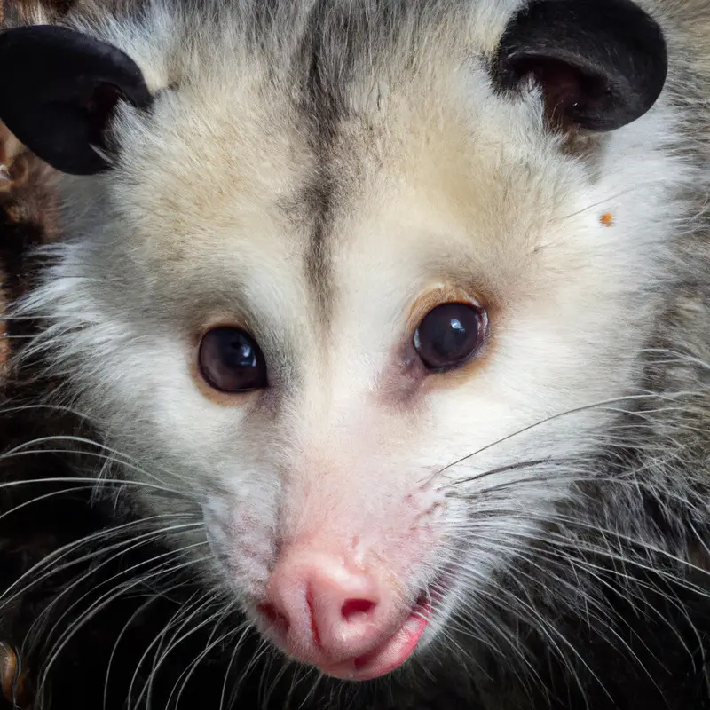 Opossum in Forest