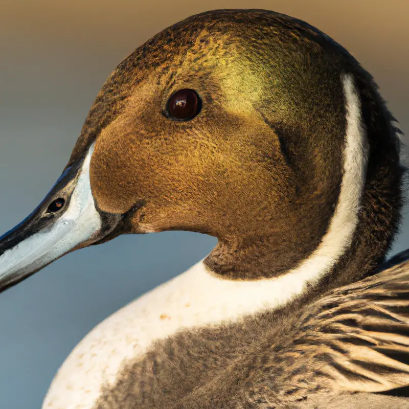 Pintail duck flight