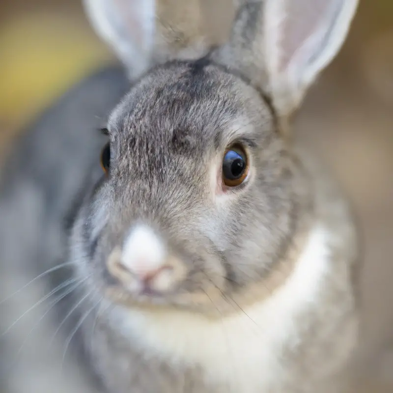 Pygmy rabbit hiding in desert wilderness.