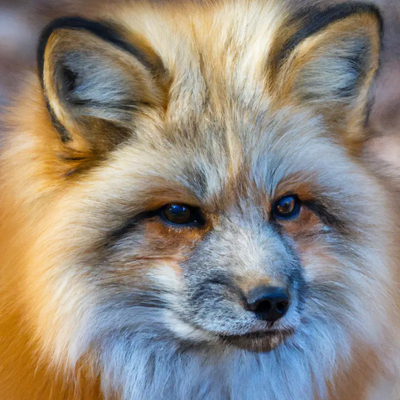 Red fox hunting