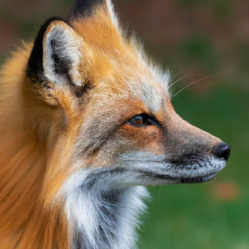 Red fox hunting