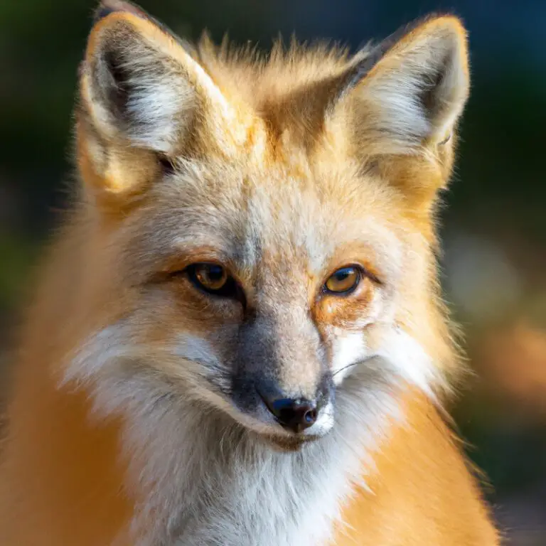 Red fox running