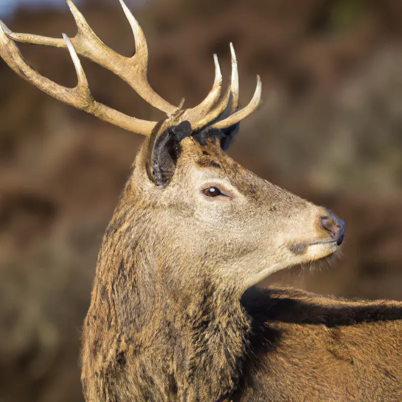 Red stag hunting