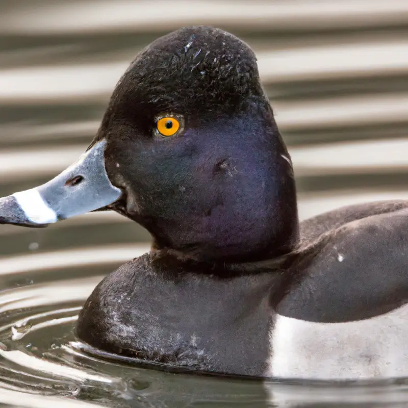 Ring-necked Duck Swimming