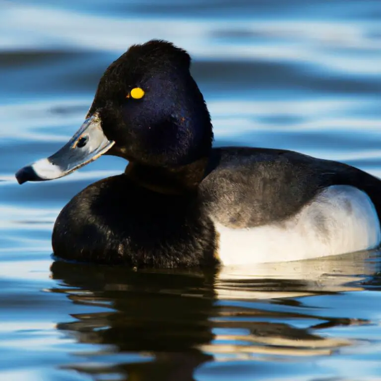 Scaup Ducks in Water