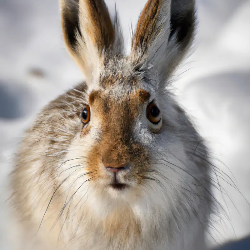 Snowshoe Hare Running