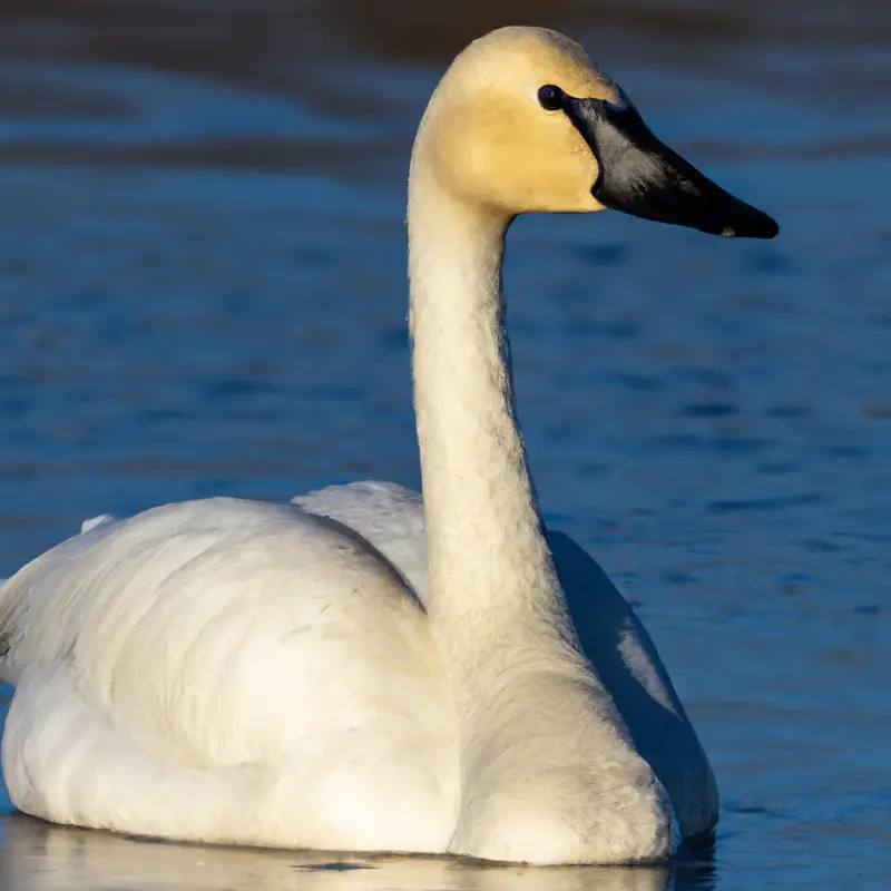 Tundra Swan Flying