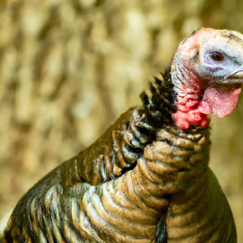 Wild turkey hunter in Arkansas.