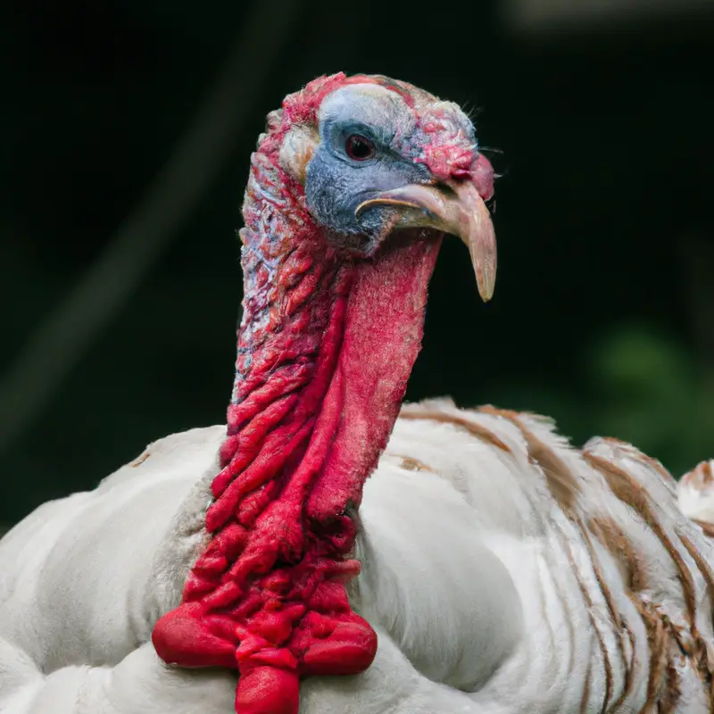 Wild turkey running