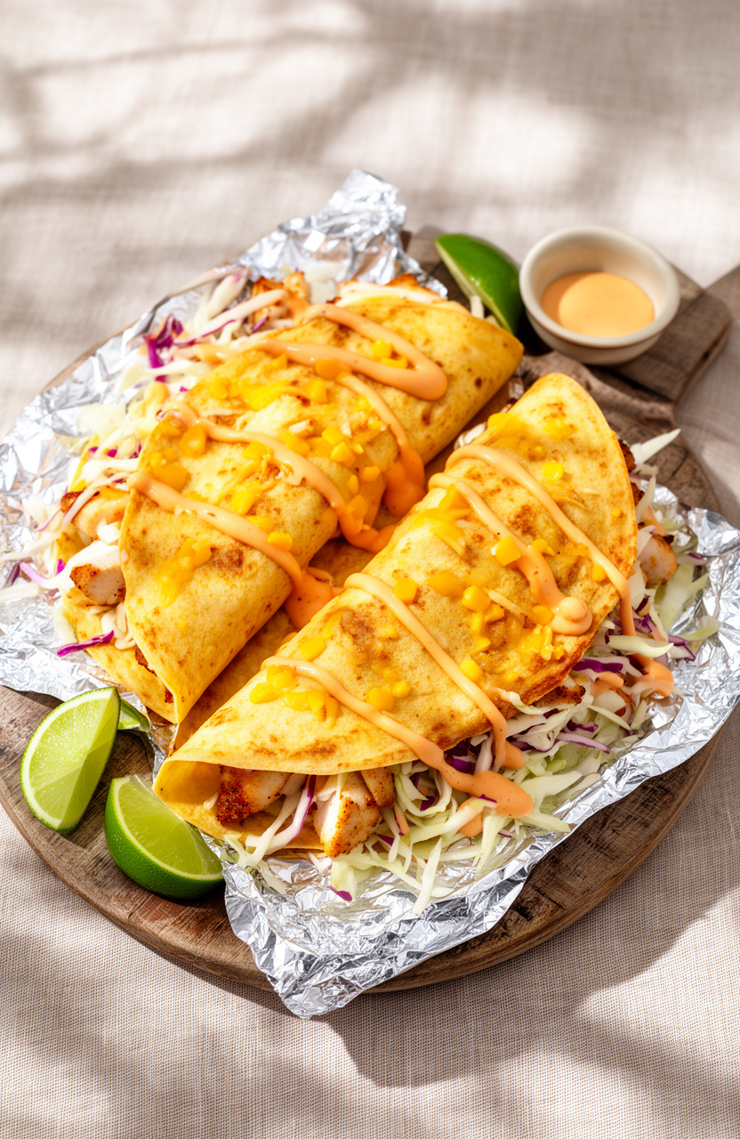 Crispy Baked Chicken Wraps for Make-Ahead Road Trip Picnic Food