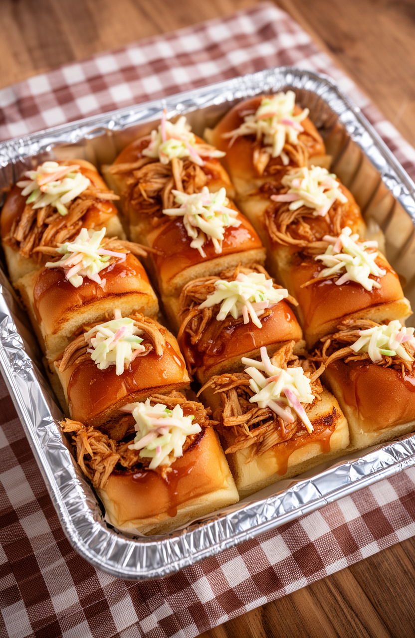 Honey BBQ Chicken Sliders for Crowd-Friendly Weekend Park Picnics