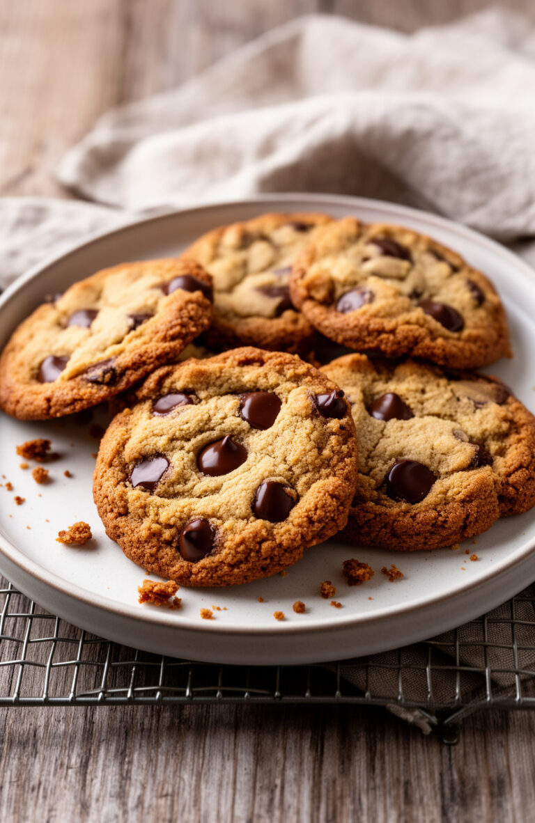 Almond Flour Chocolate Chip Cookies