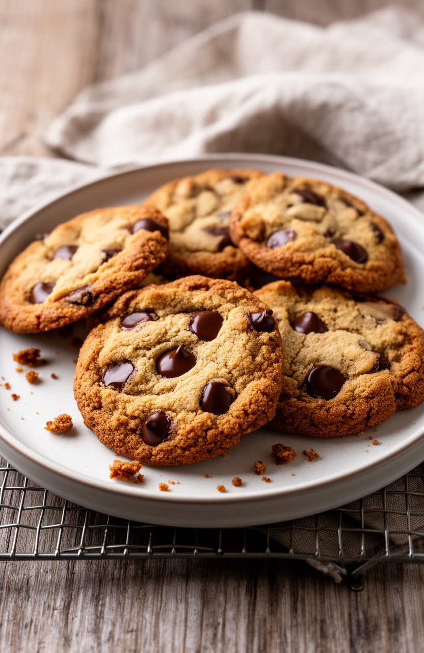 Almond Flour Chocolate Chip Cookies