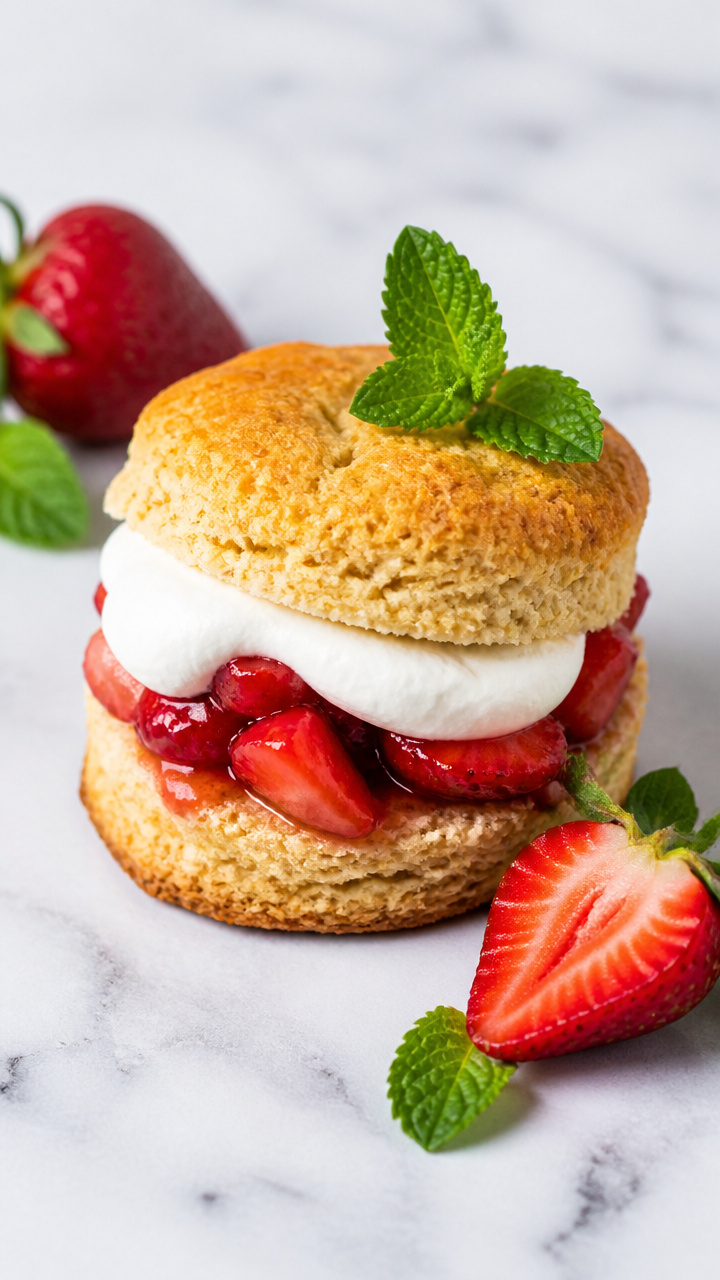 Gluten Free Strawberry Almond Flour Shortcake Recipe