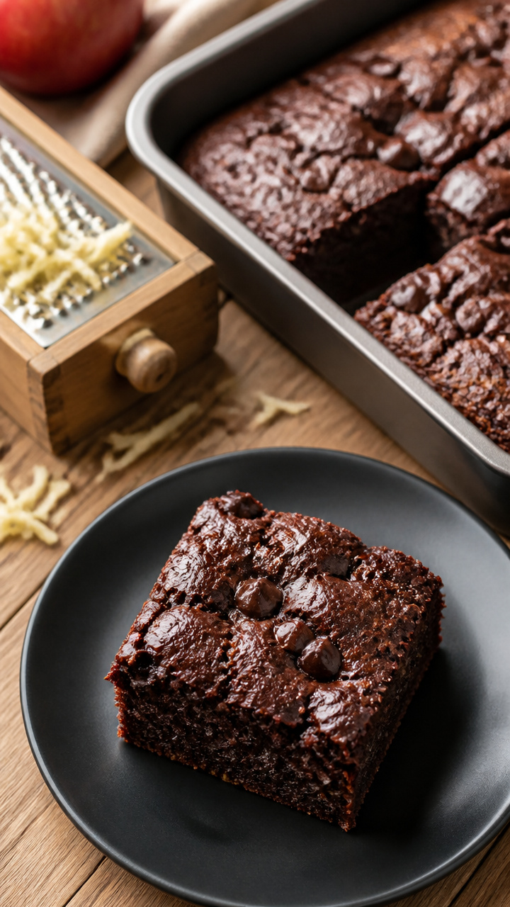 Healthy Chocolate Apple Cake