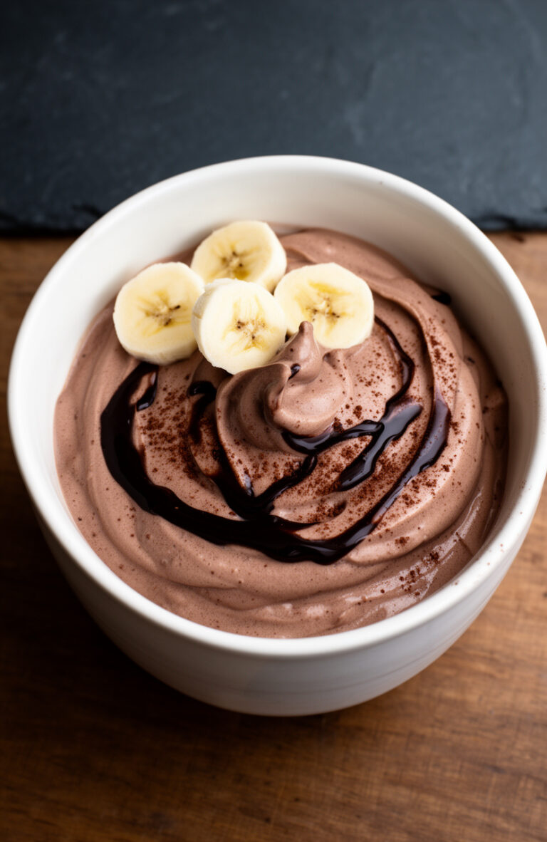 Healthy Chocolate Banana Ice Cream