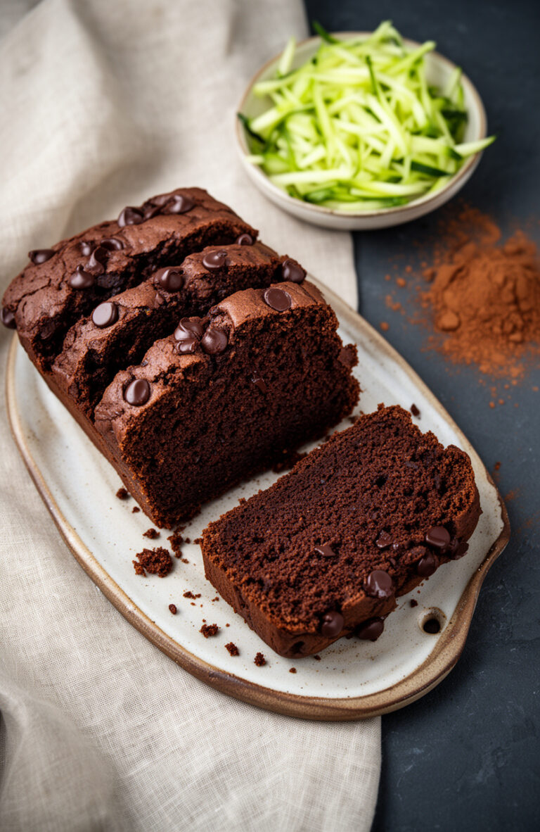 Healthy Chocolate Zucchini Bread