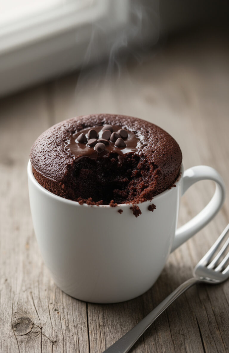 Low-Calorie Chocolate Mug Cake
