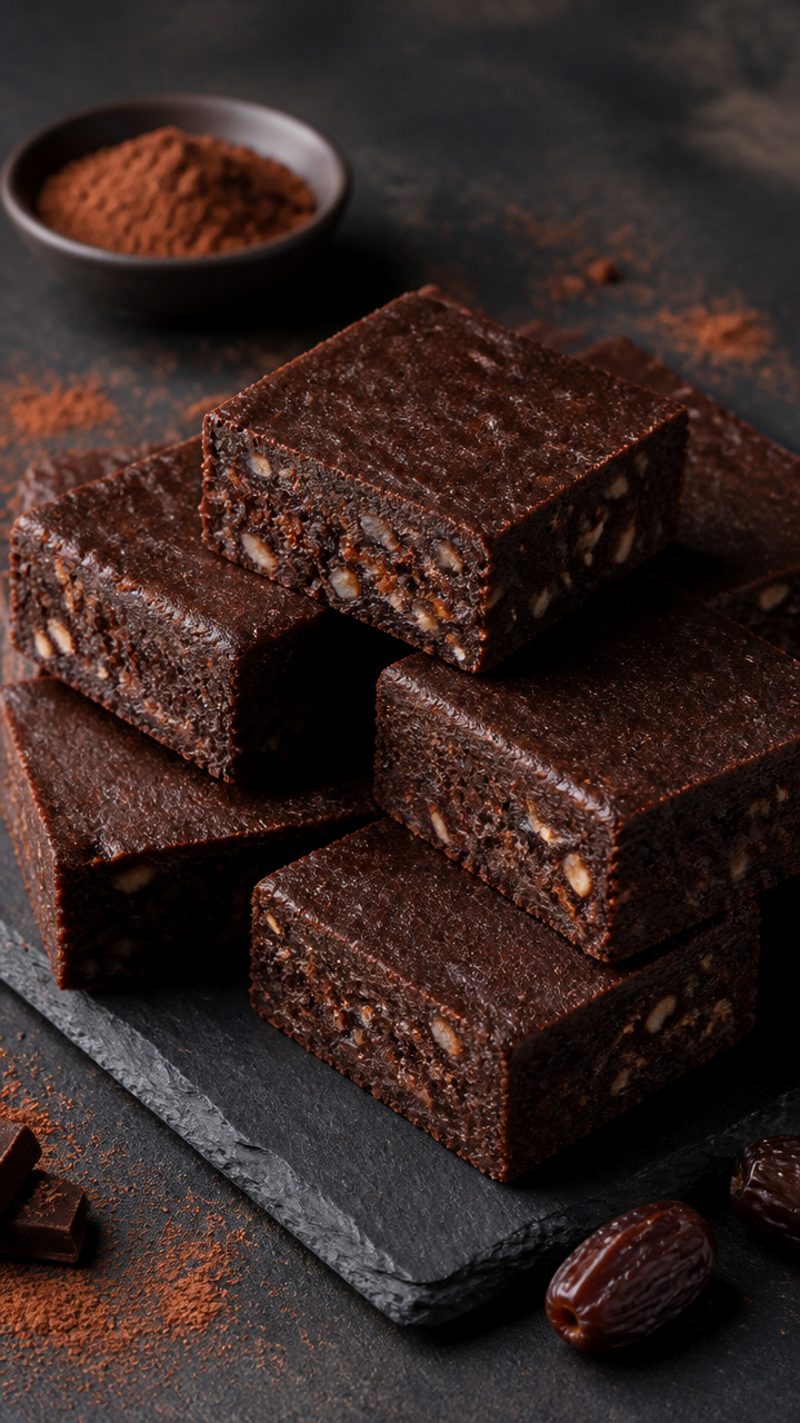 No-Bake Chocolate Date Brownies