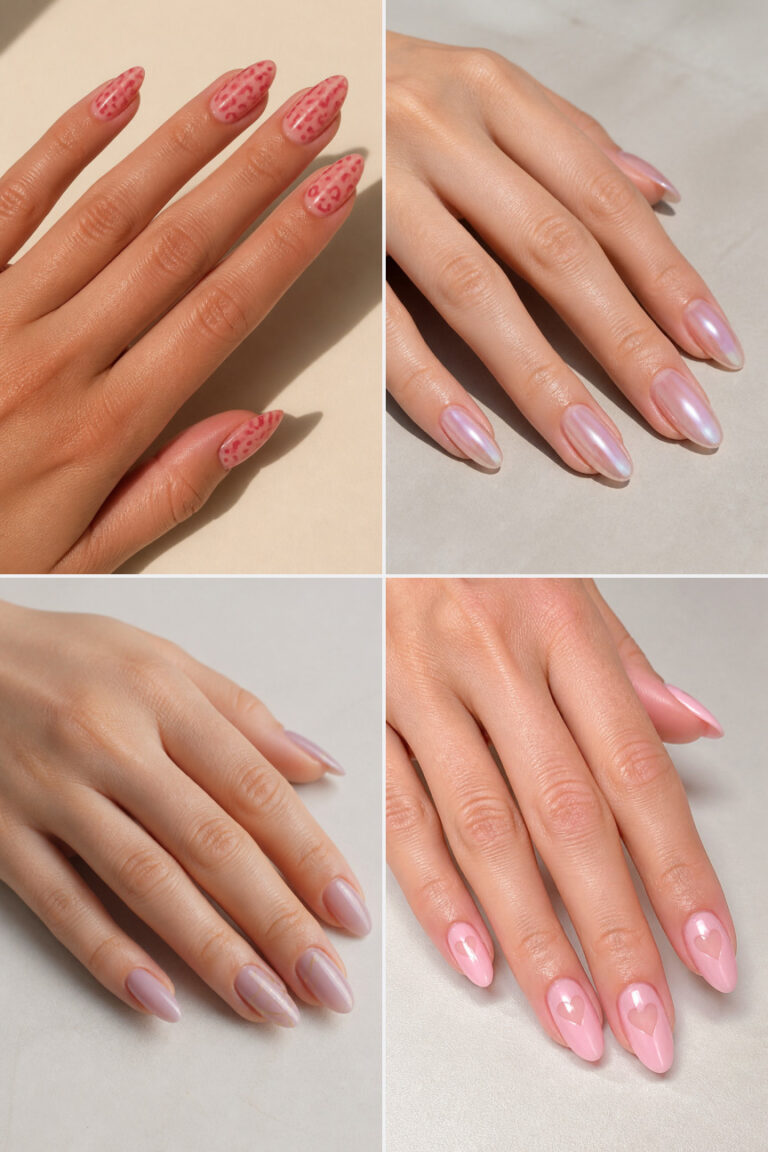 15 Pink Almond Nail Designs for an Elegant Manicure