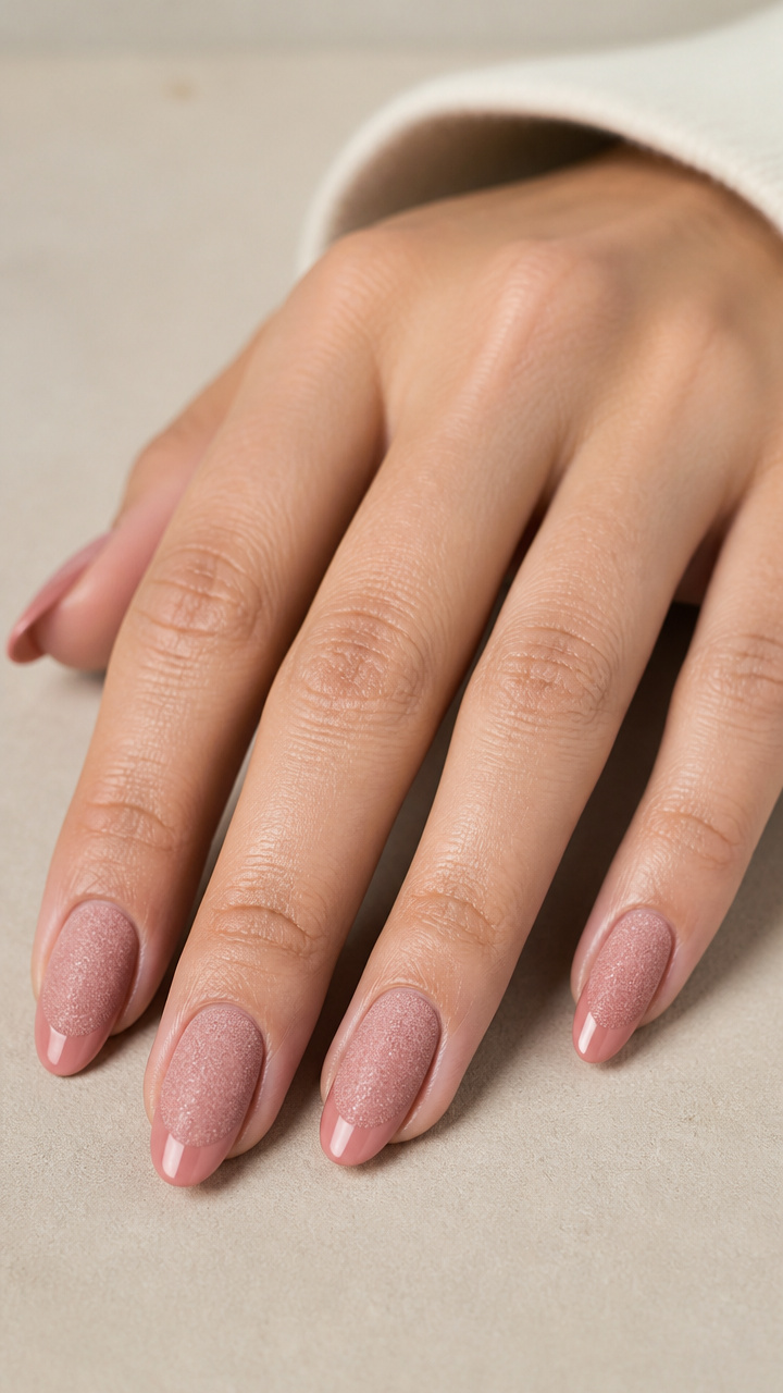 Pink Sandstone Texture with Glossy Accents