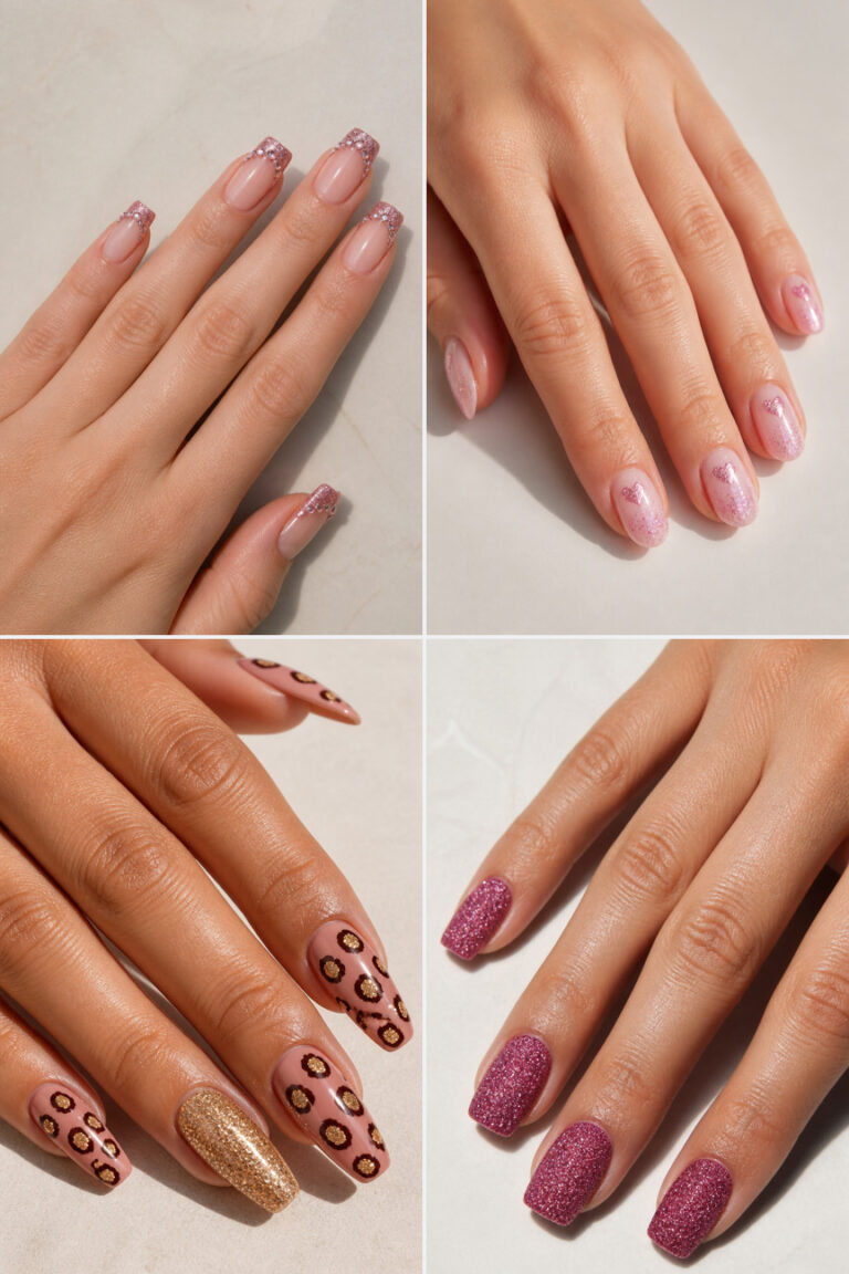 15 Pink Glitter Nail Designs That Sparkle Beautifully