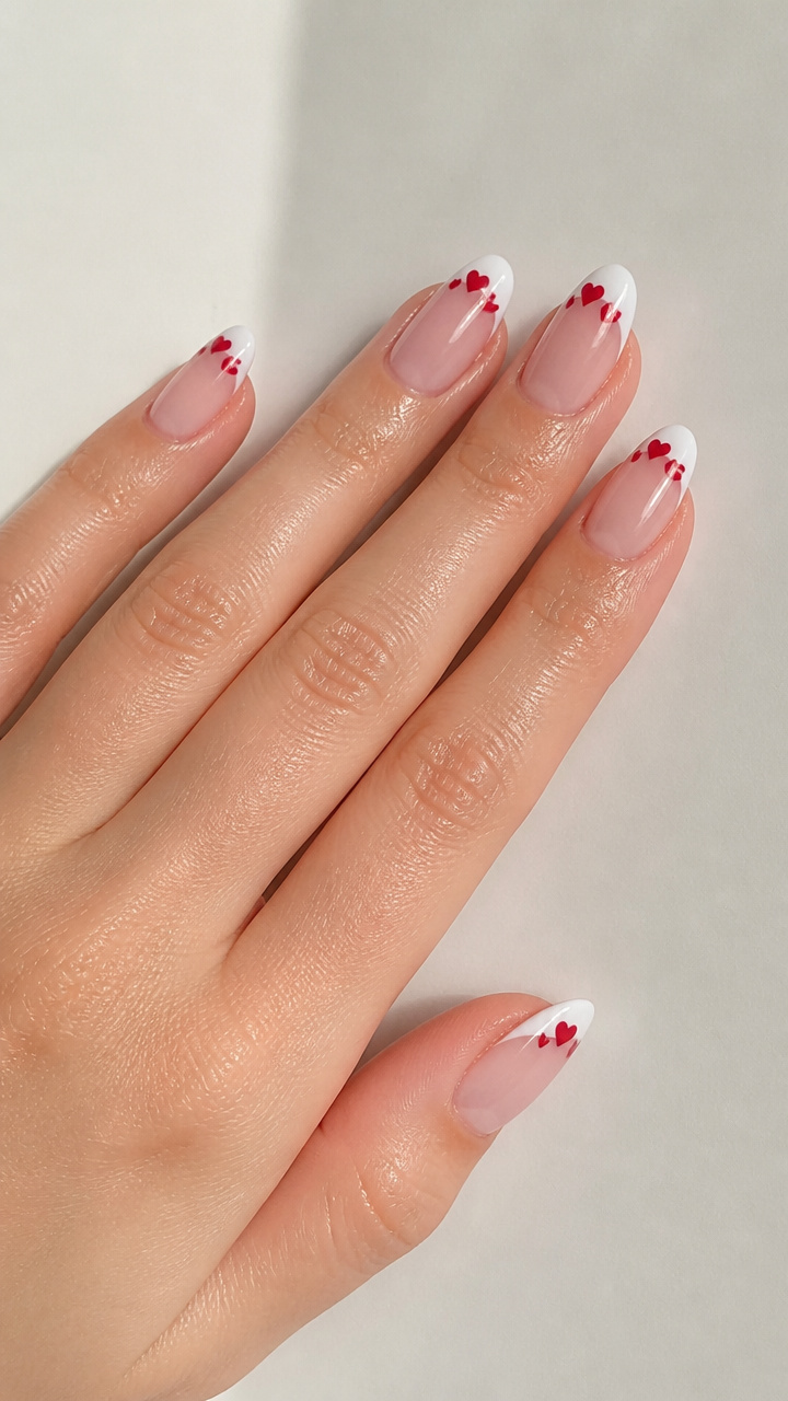 Cherry Blossom Tip with Heart Clusters