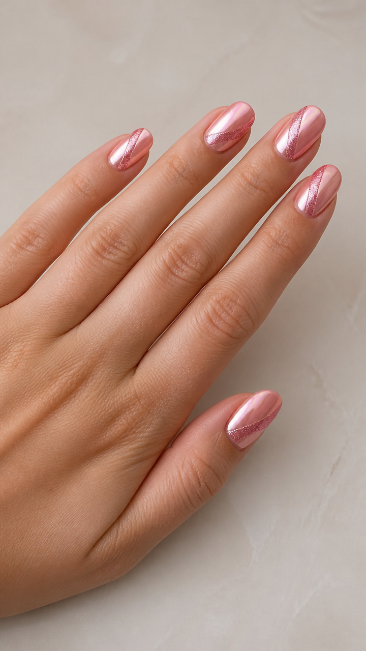 Glittered Pink Chrome Crossover