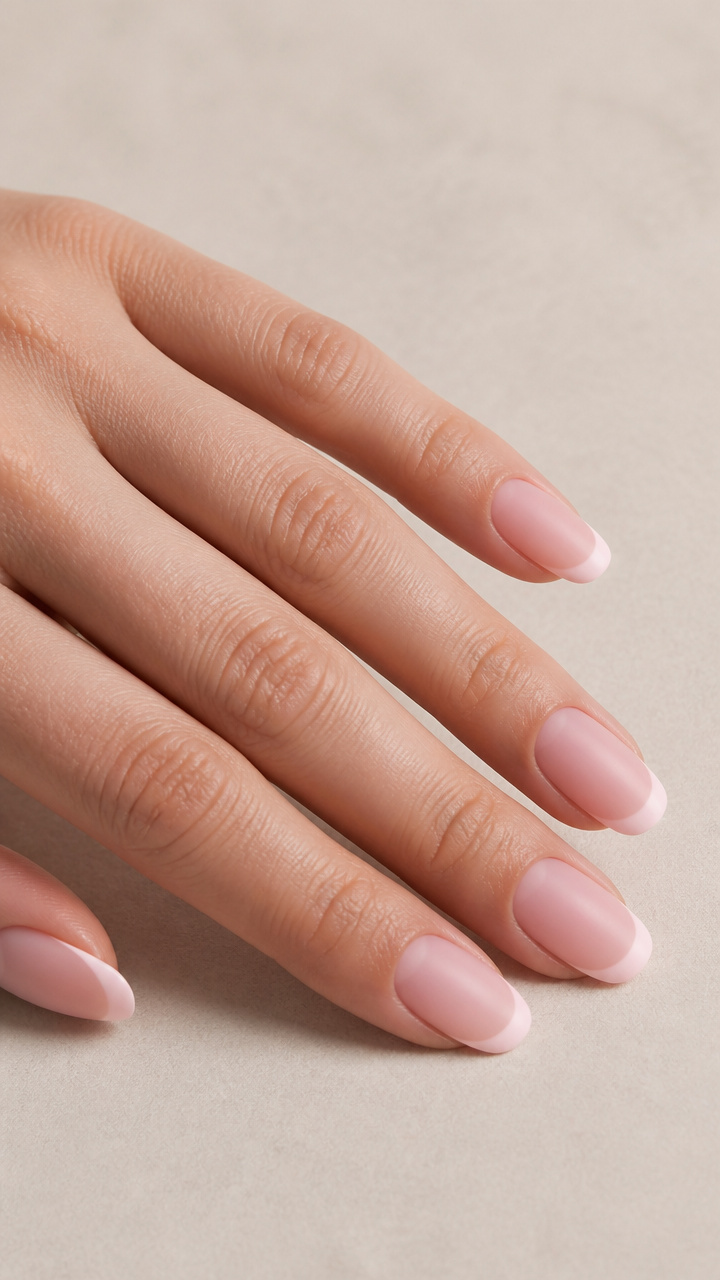 Rose Quartz French Tips