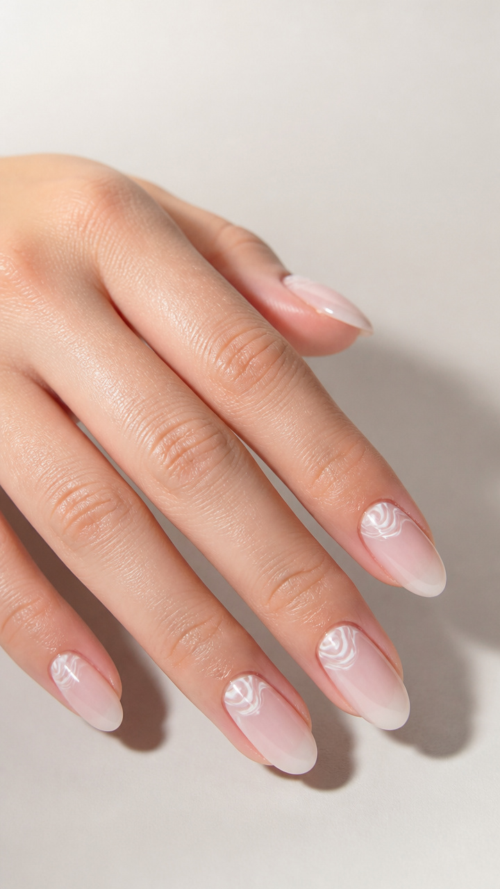 White Jelly Wave Swirl