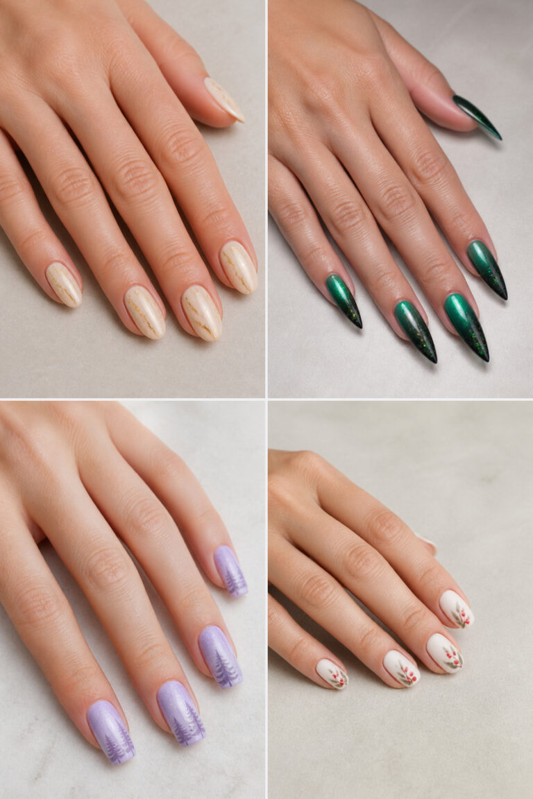15 Classy Christmas Nail Designs for an Elegant Holiday Manicure