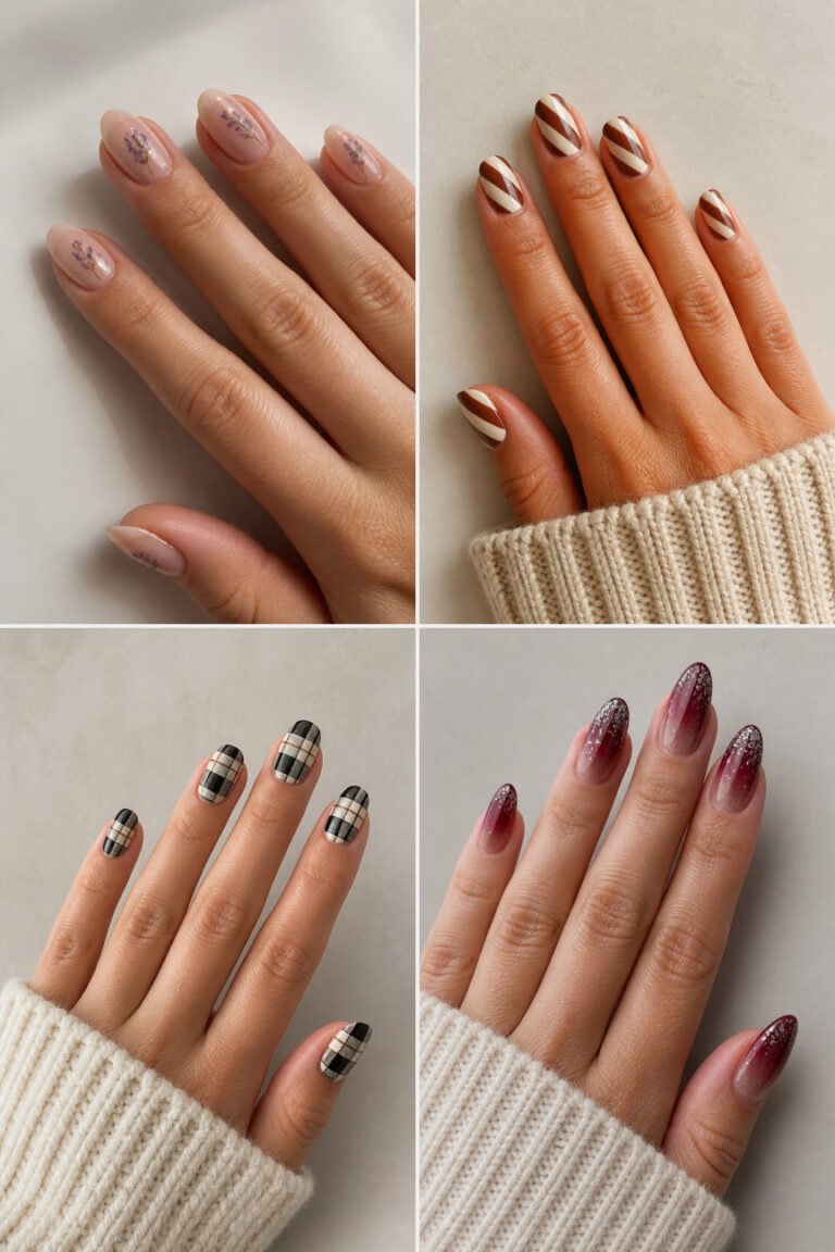 15 Cute Fall Thanksgiving Nail Designs for a Warm and Cozy November Look